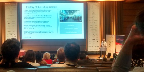 Thierry Ziegler, Sanofi, présente l'optimisation des chaînes de production des Ac thérapeutiques
