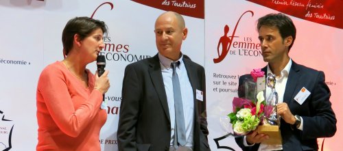 Nathalie Maubon remporte le prix Tech Innovation au Trophée 2015 Grand Ouest Femmes de l'Economie