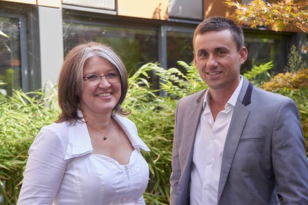 Corinne Roucard et Yann Roche, les co-fondateurs de SynapCell